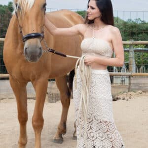 Falda crochet